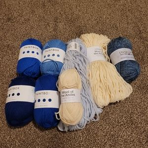 Crafter Lot Wool Yarn and Mix Multicolor